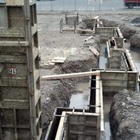 Completed concrete services project
